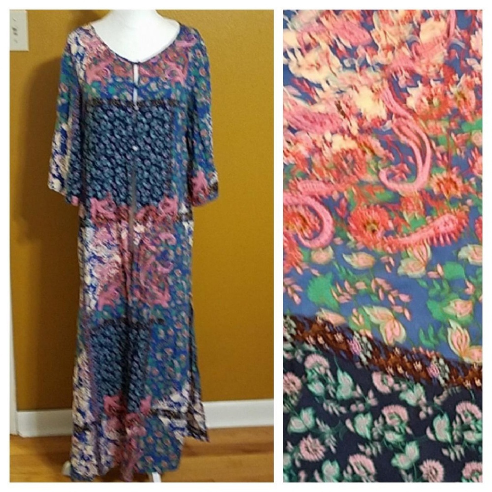 Cotton Patchwork Kimono - image 1